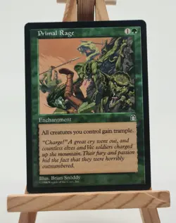 Primal Rage Stronghold Magic Karte MTG englisch (Ursprungliche Wut) - Image 1