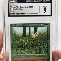 MTG - Revised - Kudzu - Graded - CGC 9.0 - Vintage - Image 3