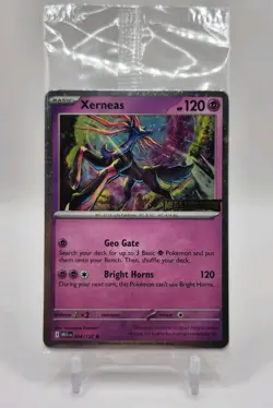 Xerneas 064/132 Pokemon TCG: Mega Evolution 2025 Best Buy Stamped Promo-Sealed - Image 1