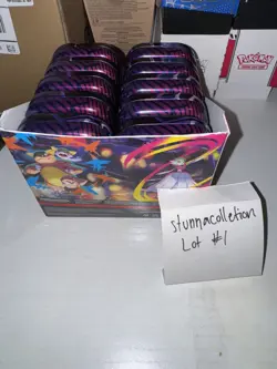 Pokemon TCG Mega Evolution MEGA HEROES MINI TIN DISPLAY (10x Tins) - Image 2