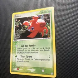 Paras - 72/112 - Pokemon Ex FireRed LeafGreen Reverse Holo NM - Image 2