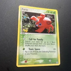 Paras - 72/112 - Pokemon Ex FireRed LeafGreen Reverse Holo NM - Image 3
