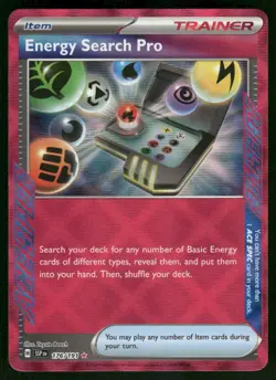 Energy Search Pro 176/191 ACE SPEC Rare Holo NM Pokemon SV08: Surging Sparks - Image 1
