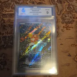 Pokemon SV Paldea Evolved Secret Magikarp 203/193 mgc 9 FA SIR Holo 2023 - Image 1