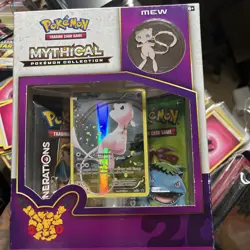 Pokemon Mew Mythical Collection 20th Anniversary Booster Box Trading Card 820650800863 - Image 1