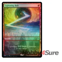 Foil Lightning Bolt (83) M/NM Magic: The Gathering MTG Secret Lair - Image 1