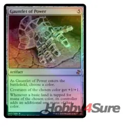 Foil Gauntlet Of Power M/NM Magic: The Gathering MTG Time Spiral Remastered - Image 1