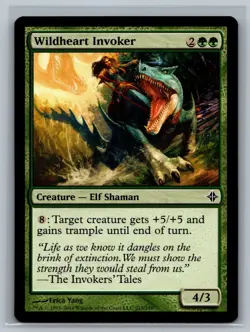 Magic MTG Rise of the Eldrazi 4x Wildheart Invoker #213/248 TCG CCG Playset - Image 1