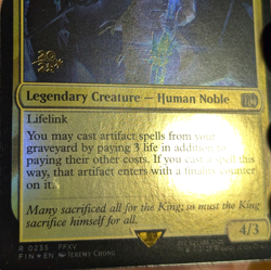 Noctis, Prince of Lucis - Pre-release Foil Stamped Promo - Final Fantasy MTG - Image 3