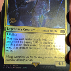 Noctis, Prince of Lucis - Pre-release Foil Stamped Promo - Final Fantasy MTG - Image 4