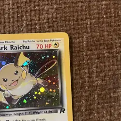 NM Pokemon TCG 2000 Team Rocket: Dark Raichu 83/82 1st Edition Rare Holo - Image 4