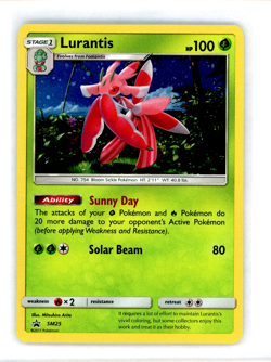 Pokemon TCG Lurantis SM25 SM Black Star Promo Cosmos Holo NM - Image 1
