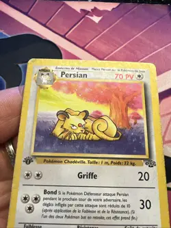 Carte Pokemon Wizards Persian 42/64 Jungle Edition 1 Ed1 First Francais Vf Fr - Image 3