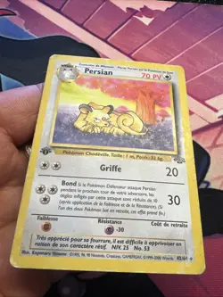 Carte Pokemon Wizards Persian 42/64 Jungle Edition 1 Ed1 First Francais Vf Fr - Image 4