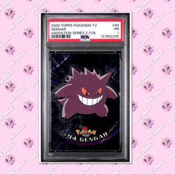 PSA 1 Gengar 94 2000 Topps Pokemon Series 2 Foil *POP 2* TCGKITTEN - Image 1