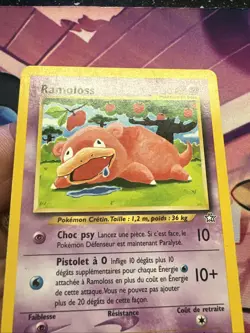 Carte Pokemon Wizards Neo Genesis Ramoloss 73/111 Francais Vf Fr - Image 3
