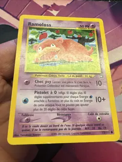 Carte Pokemon Wizards Neo Genesis Ramoloss 73/111 Francais Vf Fr - Image 4
