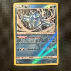 2017 Pokemon Regice 28/111 Sm-Crimson Invasion Reverse Holo NM - Image 1