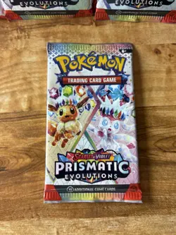 Pokemon Prismatic Evolutions Booster Pack - 10 Cards/Pack - Random Art - SEALED - Image 2