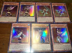 yugioh magician girl lot apple, berry, chocolate, kiwi, lemon - Image 1