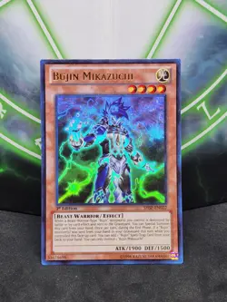 Yugioh Bujin Mikazuchi SHSP-EN022 Ultra Rare 1st Edition NM - Image 1