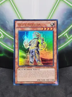 Yugioh Bujin Arasuda LVAL-EN026 Ultra Rare 1st Edition NM - Image 1