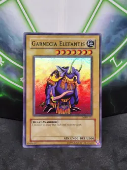 Yugioh Garnecia Elefantis MRD-125 Super Rare MP OG Print - Image 1