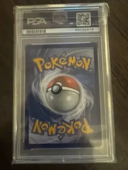 Pokemon SM Black Star Promo Card SM163 Mimikyu-Holo PSA 9 GALAXY SWIRL - Image 2
