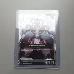 Gundam Card Game Gundam Aerial GD01-070 Tournament Participation Promo Alt Art - Image 1
