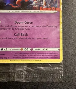 Pokemon Promo Hisuian Zoroark GameStop Exclusive - Stamped - Sealed Holo Card - Image 3