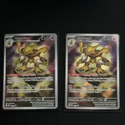 Pokemon Mega Evolutions Alakazam Promo Cards x2 - Image 1