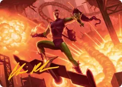 Green Goblin, Revenant Art Card (Gold-Stamped Signature) - 27 / English / Near M - Image 1