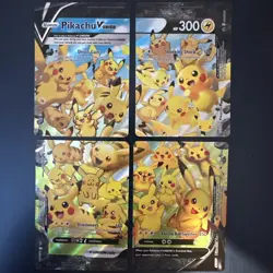 Pikachu V-Union [Set of 4] SWSH: Sword & Shield Promo Cards Holo - Image 1