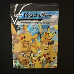 Pikachu V-Union [Set of 4] SWSH: Sword & Shield Promo Cards Holo - Image 3