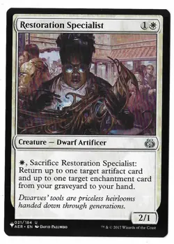 MTG Restoration Specialist The List Mystery Booster 2 (MB2) Magic #021 Unplayed - Image 1