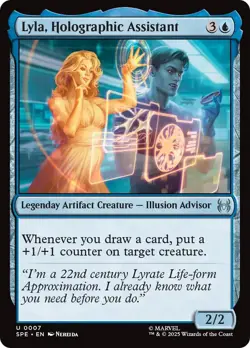 Foil - Lyla, Holographic Assistant - 7 / NM / English - Image 1