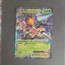 Pokemon TCG M Beedrill EX XY158 JUMBO BLACK STAR PROMO NM - Image 1
