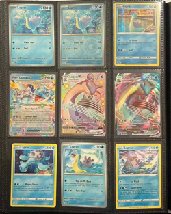 Pokemon TCG 9x Lapras card Lot - Image 1