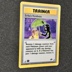 Ink Error Pokemon Gym Challenge 1st Edition Rare Erika's Kindness 103/132 | MINT - Image 5