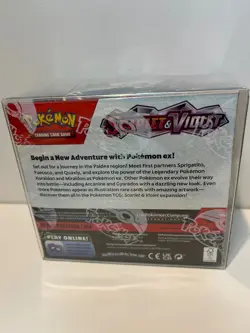 Scarlet and Violet Base Set Booster Box with Protector Pokemon TCG SEALED - Image 3