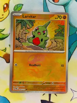 Larvitar 47/131 MASTER BALL Pokemon Prismatic (PRE) 2025 NM- 🔥🔥 - Image 1
