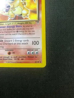 Pokemon 2002 Charizard 3/110 Legendary Collection Nice! - Image 5
