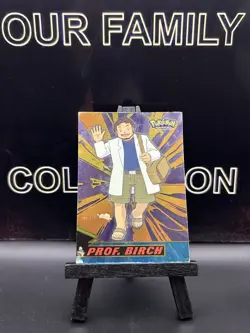 Professor Birch #3 Pokemon Topps Advanced 2003 HP Holo - Image 1