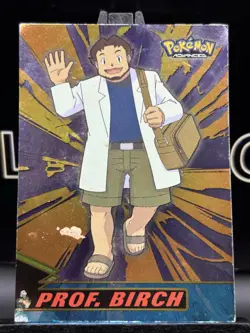 Professor Birch #3 Pokemon Topps Advanced 2003 HP Holo - Image 3