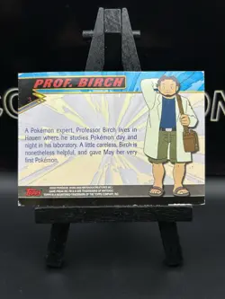 Professor Birch #3 Pokemon Topps Advanced 2003 HP Holo - Image 5
