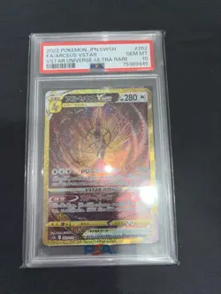 Pokemon PSA 10 Arceus VSTAR 262/172 S12a: Vstar Universe Holo (Japanese) - Image 1