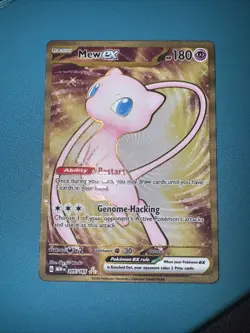 Pokemon TCG Mew EX 205/165 Metal NM+ Promo Scarlet & Violet 151 UPC Promo - Image 1