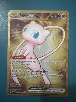 Pokemon TCG Mew EX 205/165 Metal NM+ Promo Scarlet & Violet 151 UPC Promo - Image 3