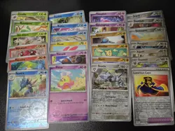 Pokemon TCG Paradox Rift Reverse Holo + Holo Bundle - 34 Cards - Image 1