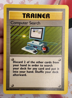 Computer Search 71/102 ✨1c Start✨ Base Set Pokemon Trading Card Game 🌺 - Image 1